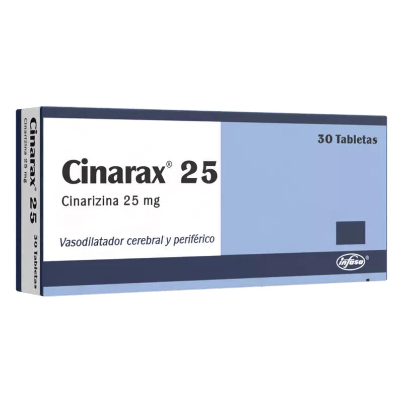 CINARAX 25 MG X 30 TABLETAS