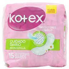 KOTEX PROTECTORES DAYS MANZANILLA X 15