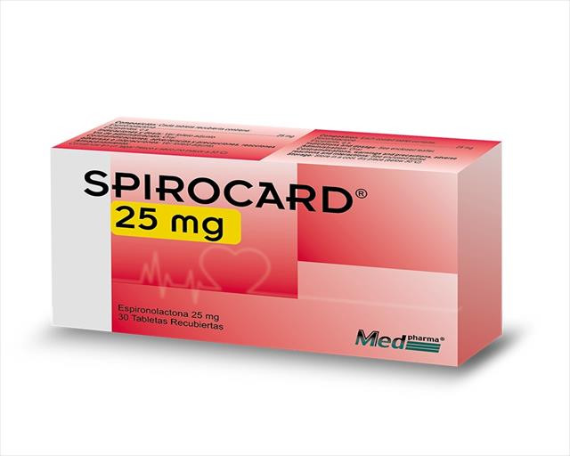 SPIROCARD TABLETAS 25MG X 30