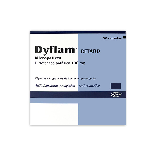 DYFLAM RETARD 100MG CAPSULAS X 5 (1Blister)