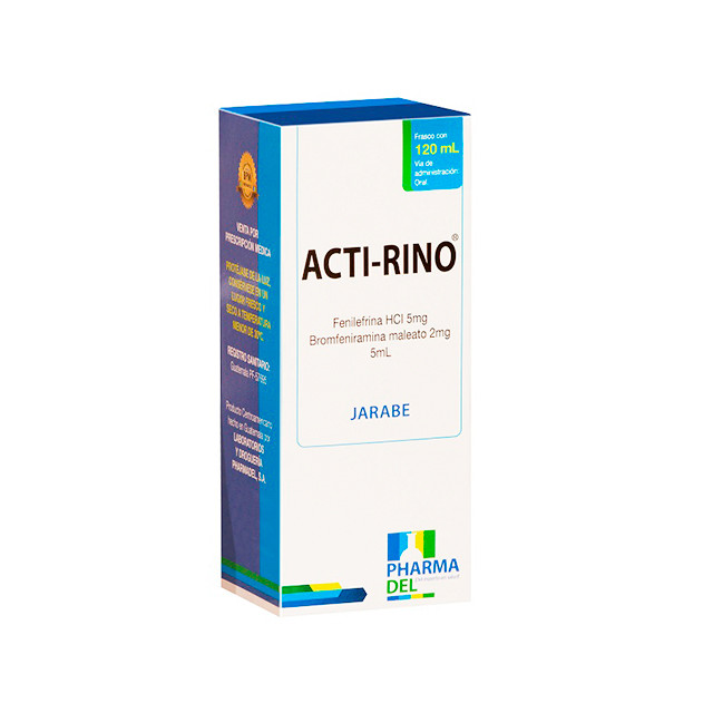 ACTIRINO  5MG-2MG JARABE X 120 ML