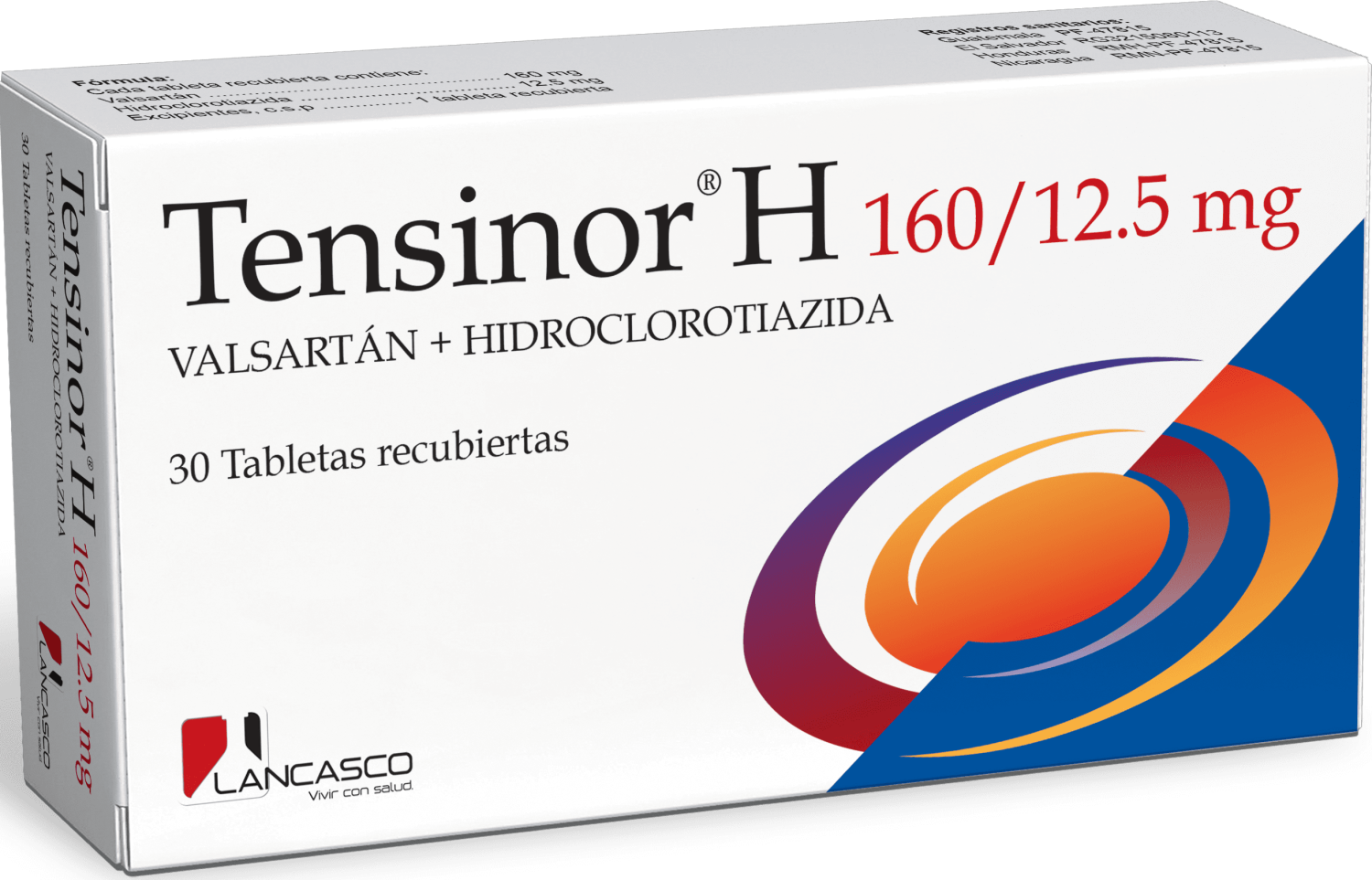 TENSINOR H TABLETAS 160/12.5MG X 30 (NP)