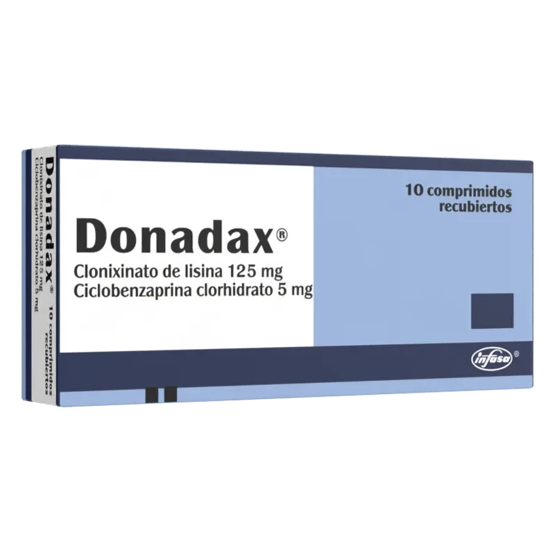 DONADAX 125/5MG COMPRIMIDOS X10