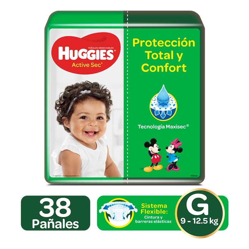 HUGGIES ACTIVE SEC MEGA G X 38