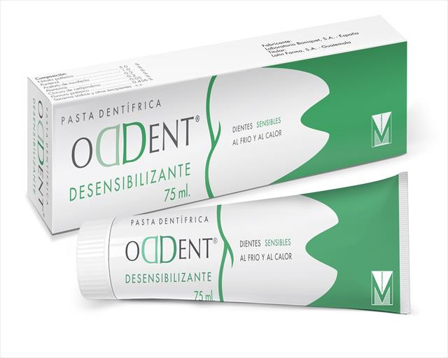 PASTA DENTAL ODDENT DESENSIBILIZANTE ETIQUETA VERDE X 75ML