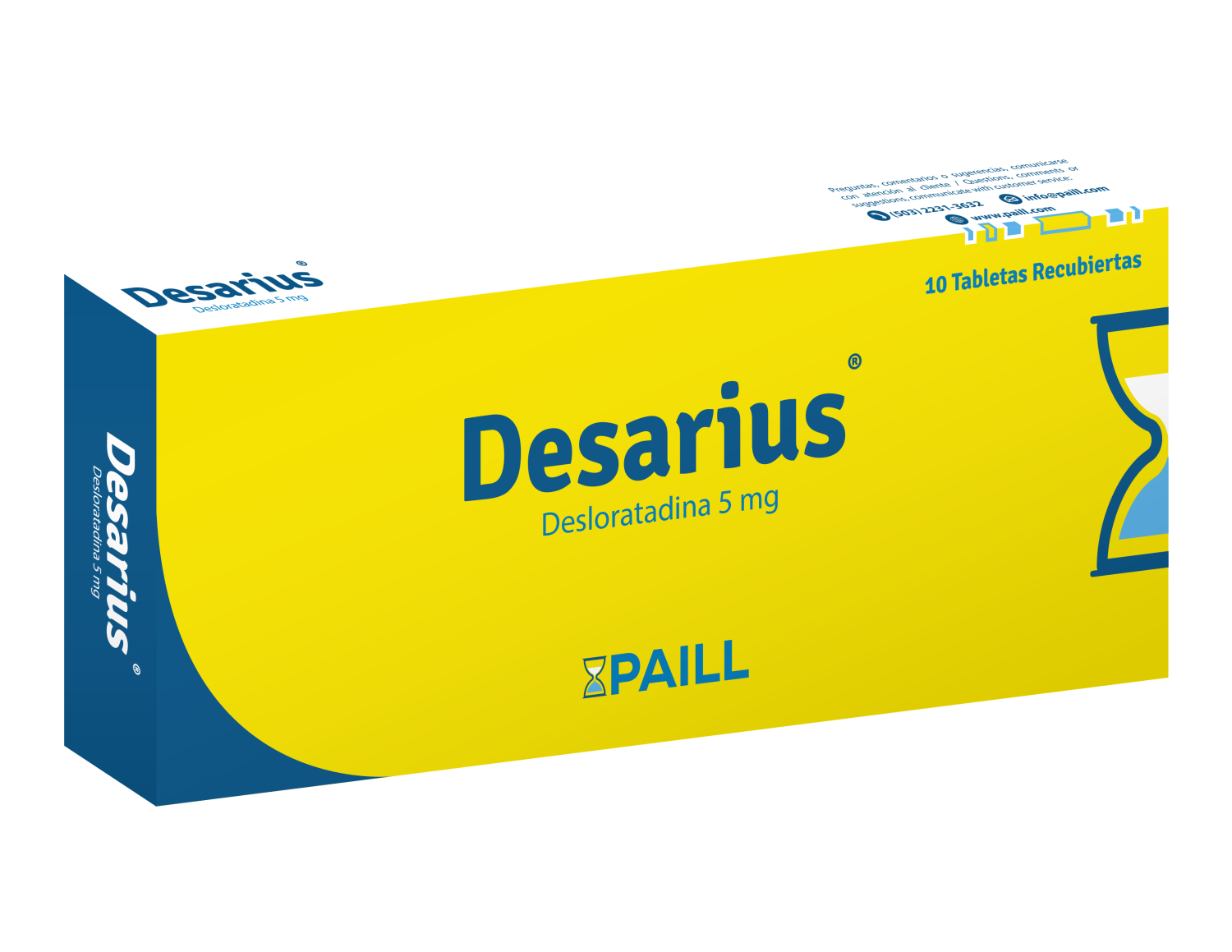 DESARIUS 5 MG X 10 TABLETAS