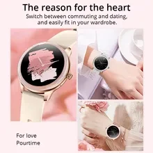 COLMI V33 Lady Smartwatch 1.09 inch Full Screen Thermometer Heart Rate Sleep Monitor Women Smart Watch