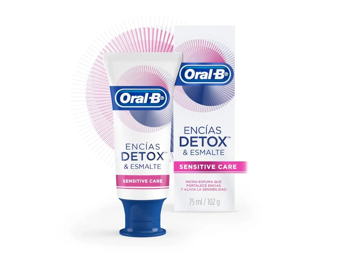 PASTA DENTAL ORAL-B ENCIAS DETOX SENSITIVE CARE X 75ML