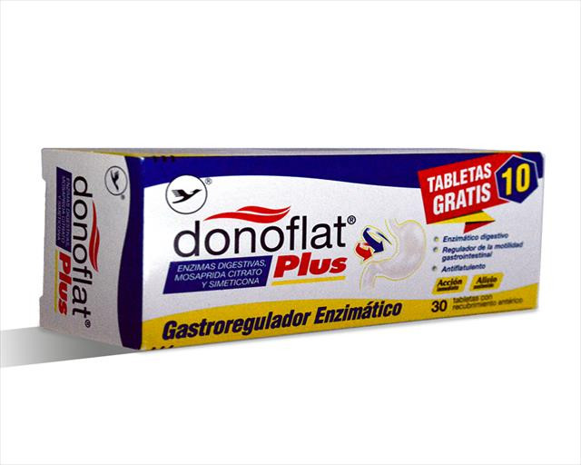 DONOFLAT PLUS X 30 TABLETAS  + 10 GRATIS