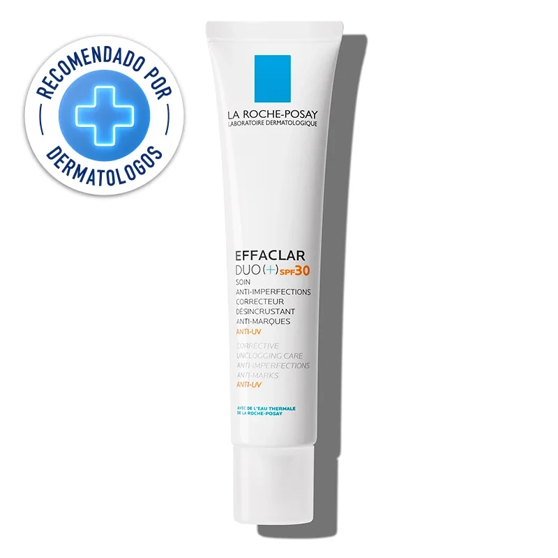 CREMA FACIAL EFFACLAR DUO+ SPF 30 TRATAMIENTO ACNE ADOLESCENTE 40ML