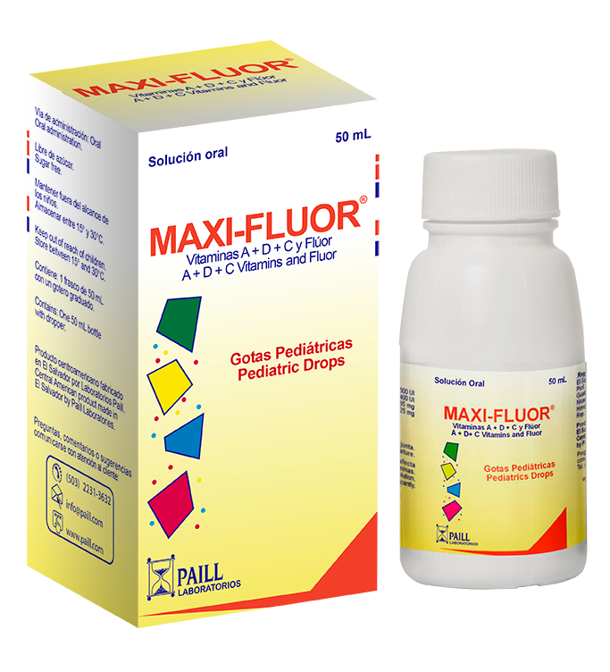 MAXI-FLUOR X 50 ML SOLUCION ORAL