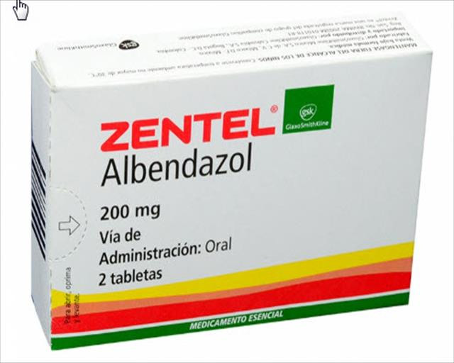 ZENTEL 200MG SOBRE DE 2 TABLETAS