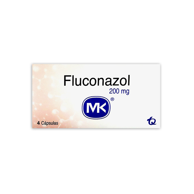 FLUCONAZOL MK 200MG X 4 CAPSULAS