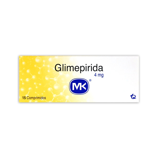 GLIMEPIRIDA MK 4MG X 15 TABLETAS