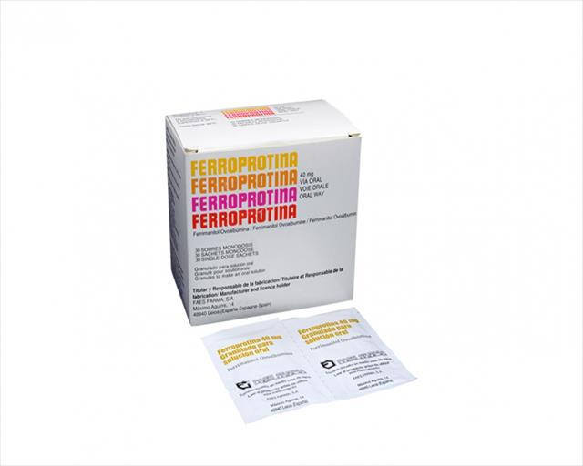 FERROPROTINA 40MG X 30 SOBRES