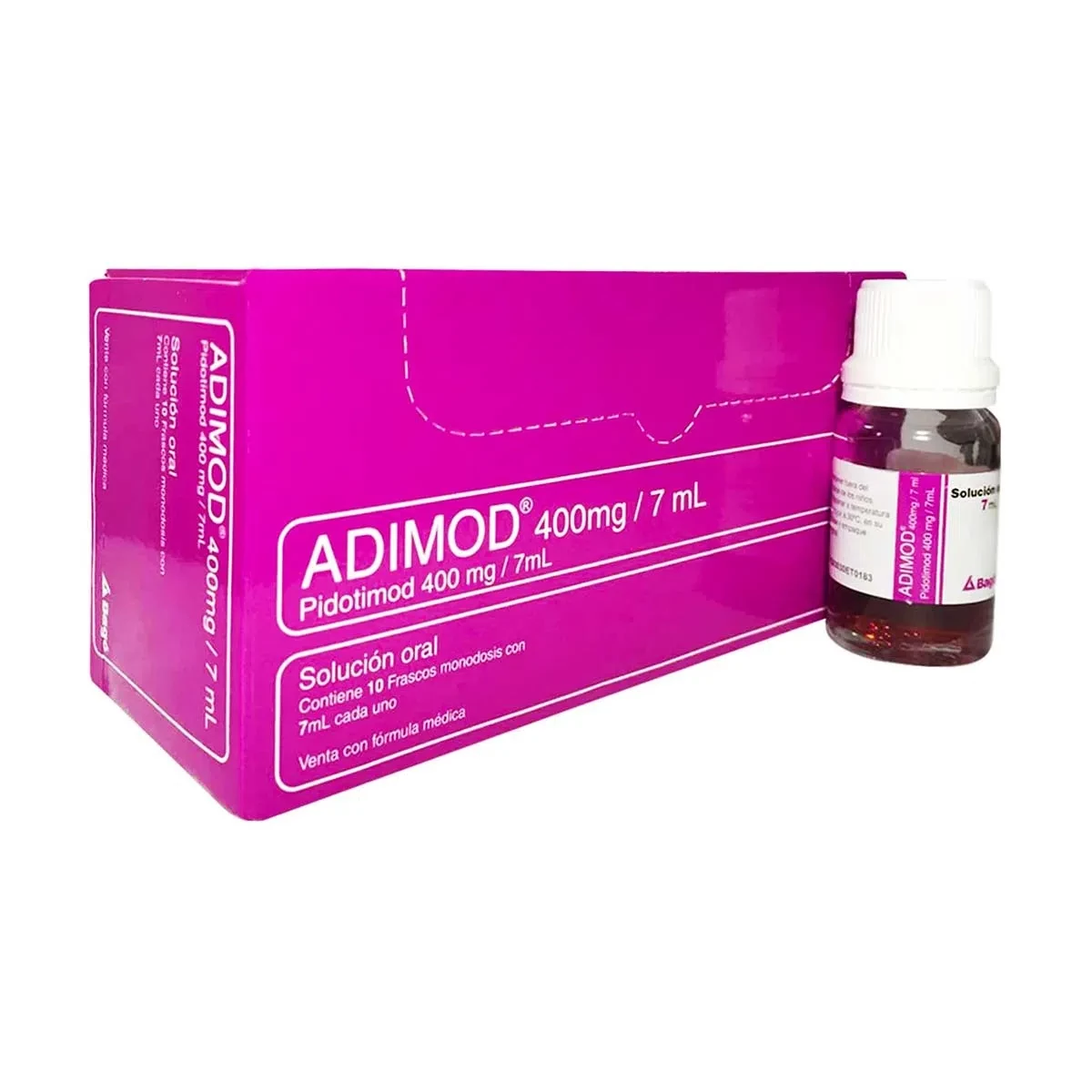 ADIMOD 400 MG/ 7ML X 10  FRASCOS