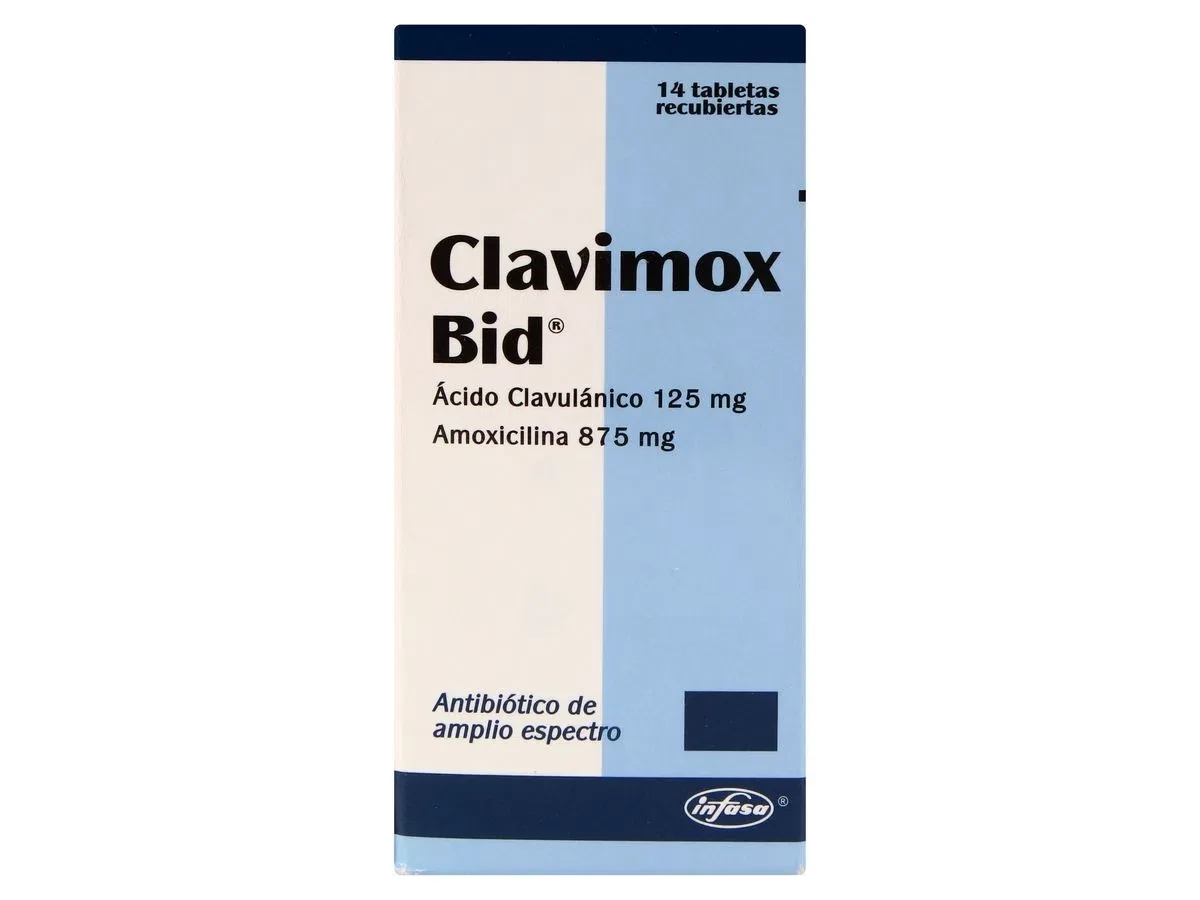 CLAVIMOX BID 875/125 MG X 14 TABLETAS