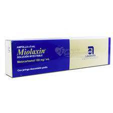 MIOLAXIN 100MG/ML X 5 ML AMPOLLA