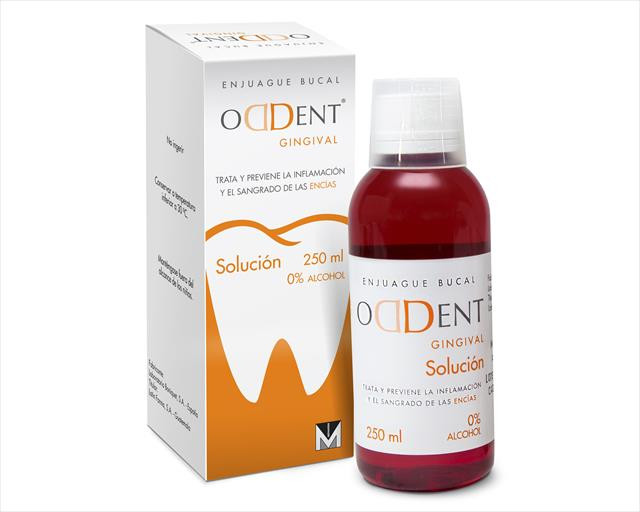 ENJUAGUE BUCAL ODDENT GINGIVAL ETIQUETA NARANJA X 250ML