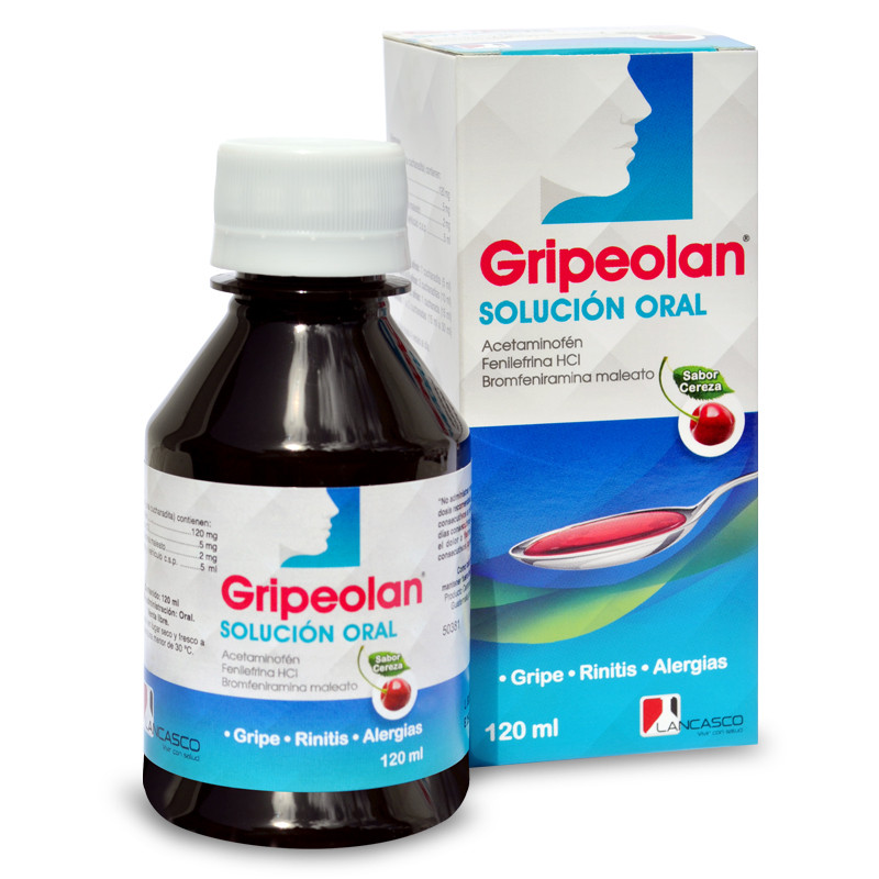 GRIPEOLAN JARABE FRASCO X 120ML