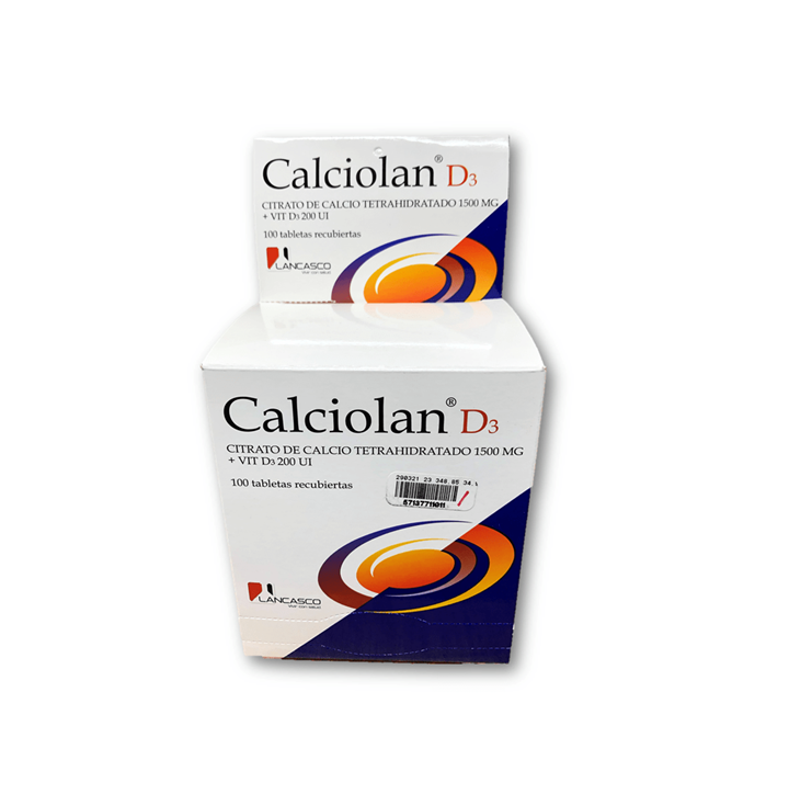 CALCIOLAN+D3 TABLETAS X 100