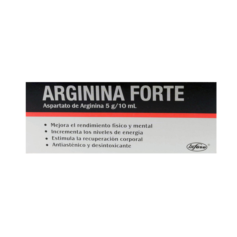 ARGININA FORTE X 10 AMPOLLAS SOLUCION BEBIBLE