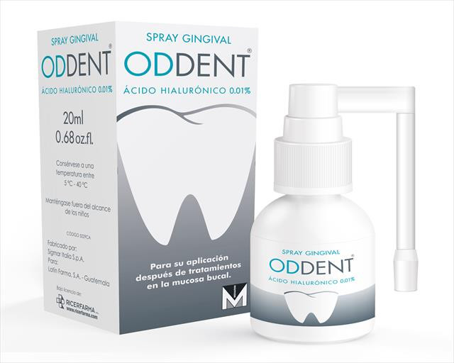 SPRAY GINGIVAL ODDENT ACIDO HIALURONICO 0.01% AFTAS X 20ML