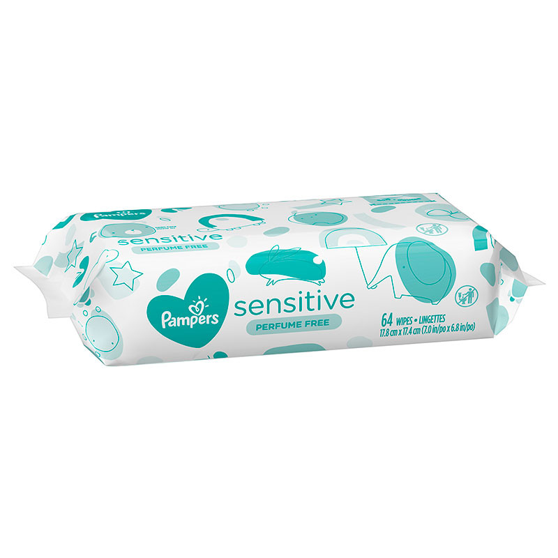 PAMPERS WIPES SENSITIVE TUBO X 64 (GTA)