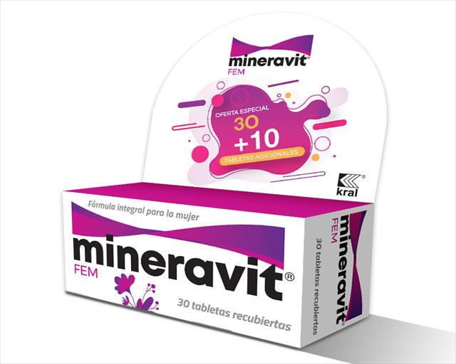 MINERAVIT FEM X 30+10 TABLETAS