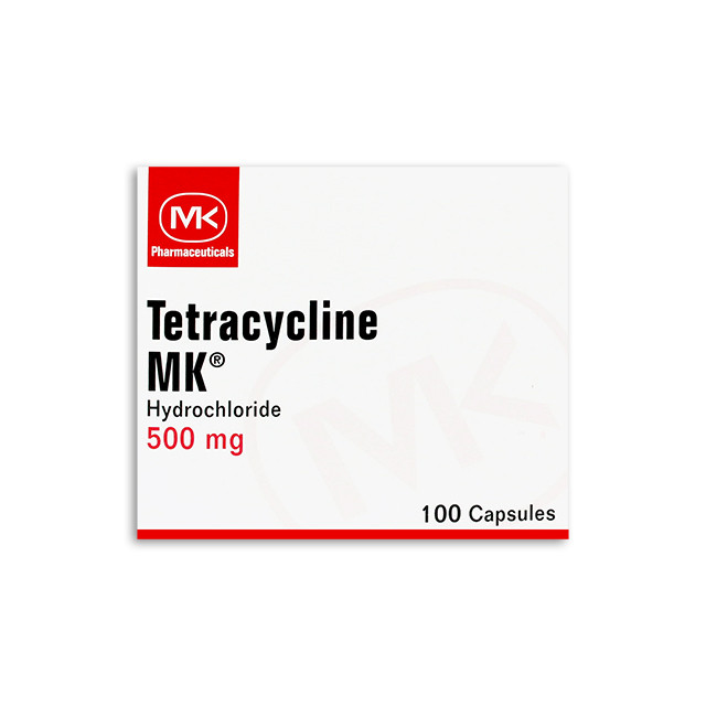 TETRACICLINA MK 500MG X 100 CAPSULAS