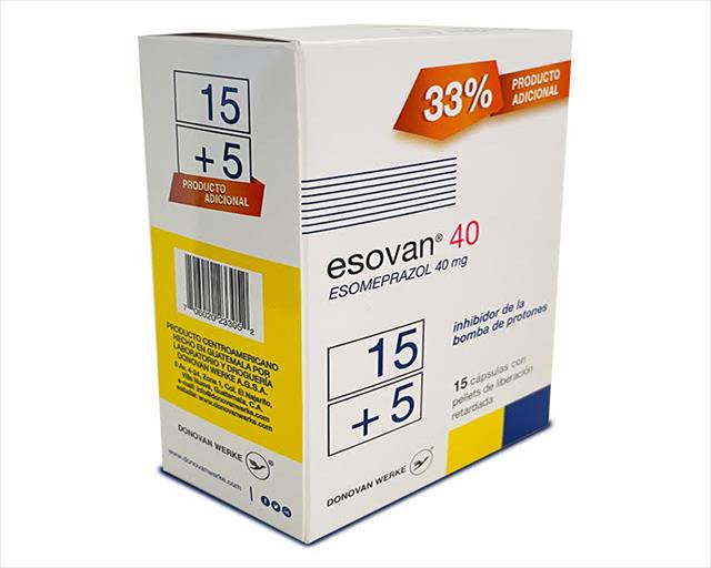 ESOVAN 40MG CAPSULAS X 15+5