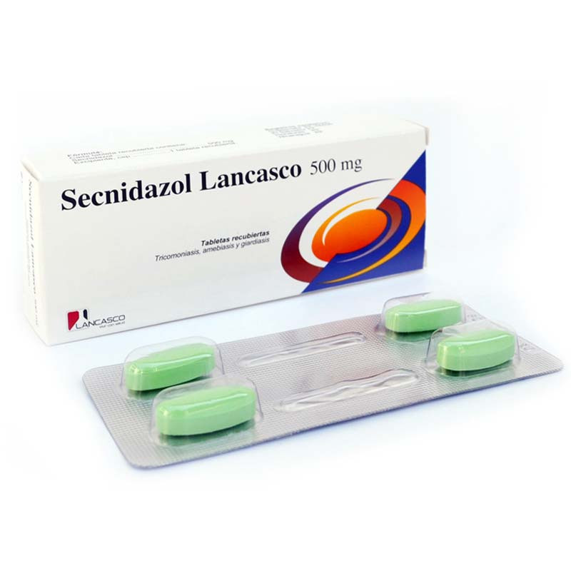 SECNIDAZOL TABLETAS 500MG X 4 (LC)