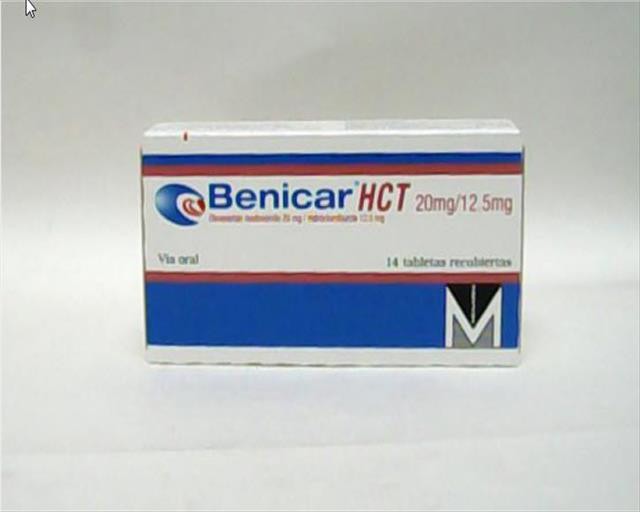 BENICAR HCT TABLETAS 20/12.5 MG X 14