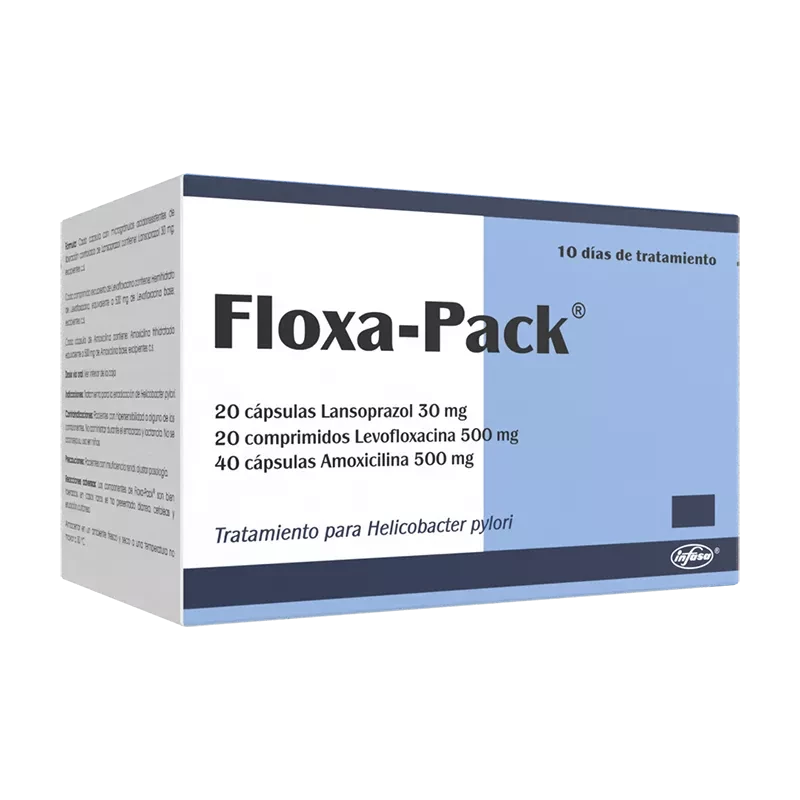 FLOXA-PACK ES 500/40/500MG X 10 DIAS