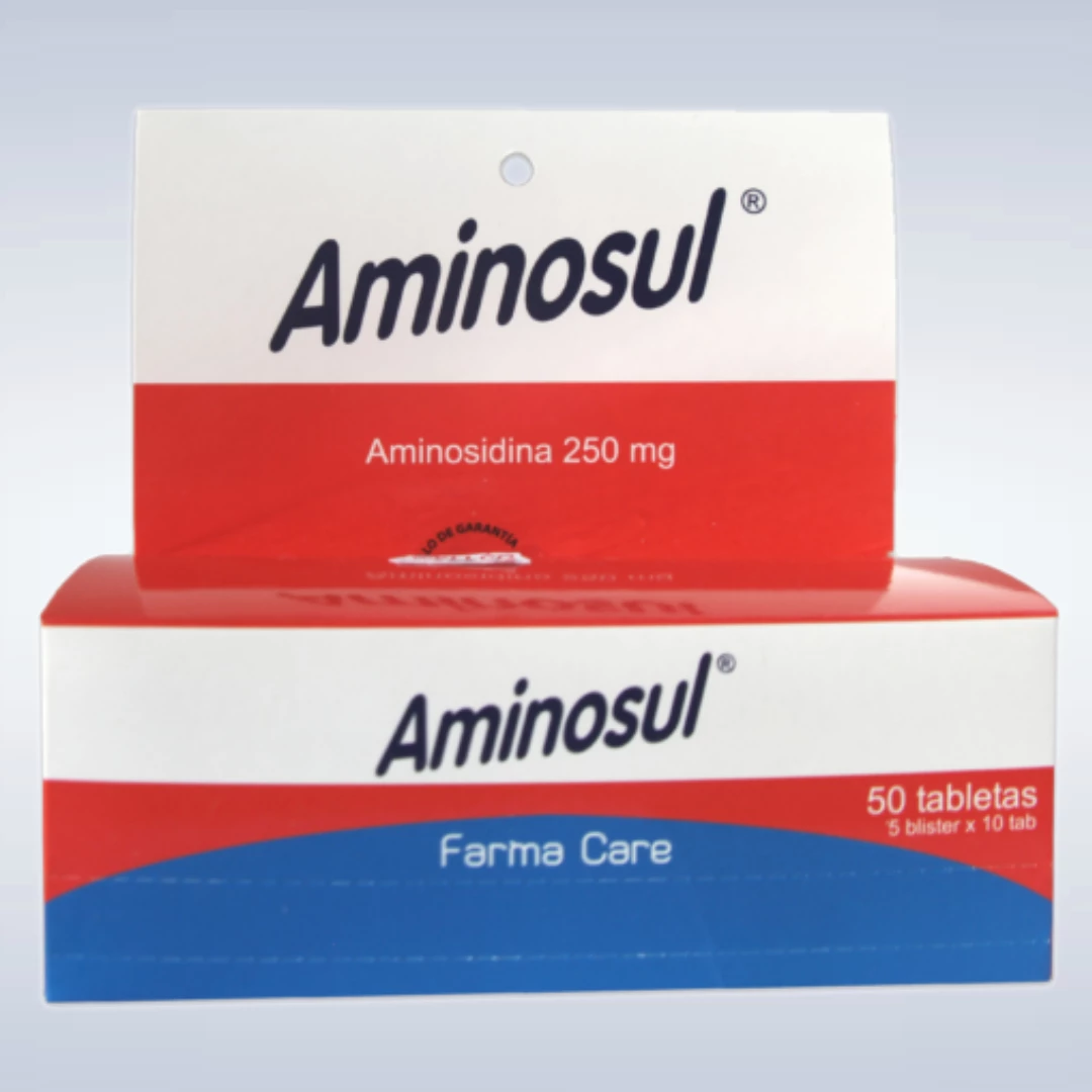 AMINOSUL TABLETAS DISPENSADOR 250MG X 50