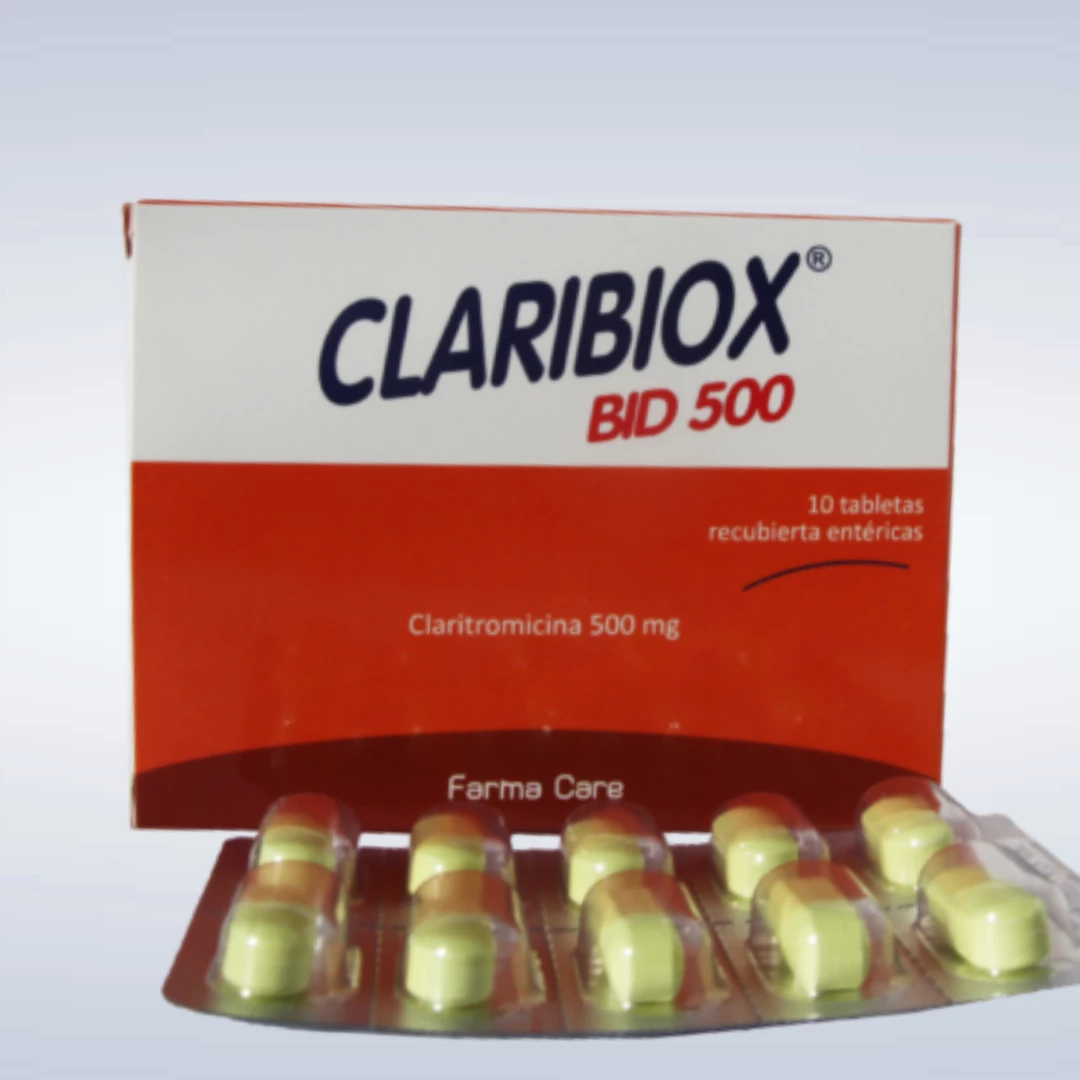 CLARIBIOX BID TABLETAS 500MG X 10