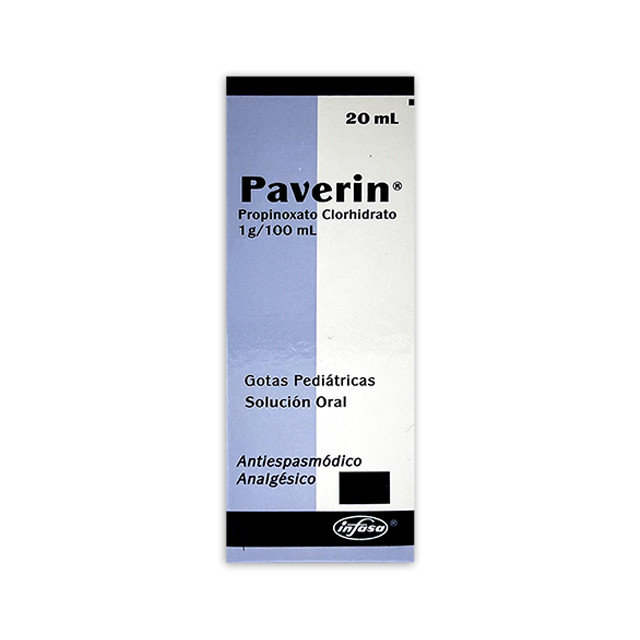 PAVERIN X 20 ML GOTAS PEDIATRICAS