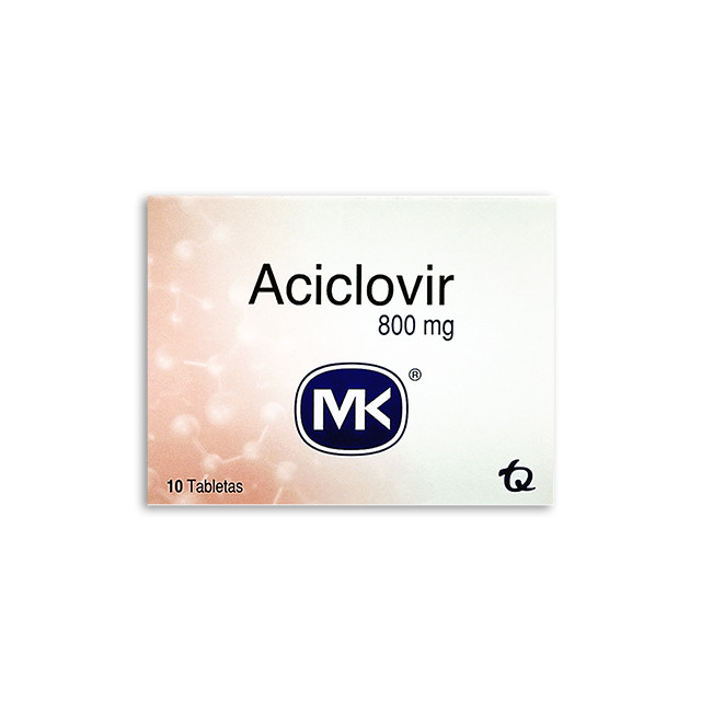 ACICLOVIR MK TABLETAS 800MG X 10