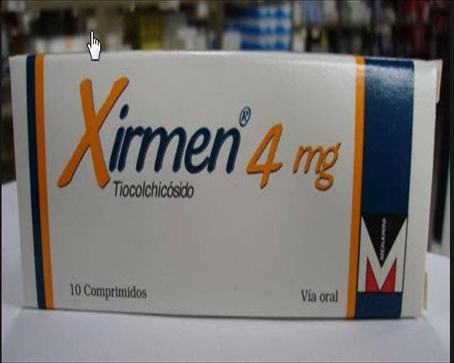 XIRMEN COMPRIMIDOS 8MG X 10