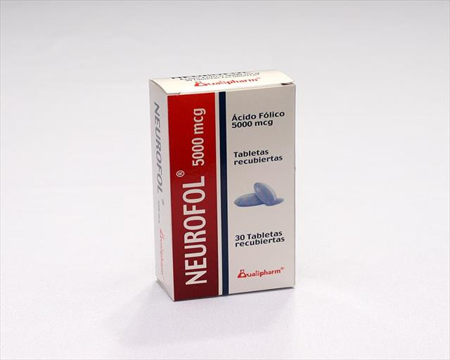 NEUROFOL TABLETAS RECUBIERTAS 5000MCG X 30