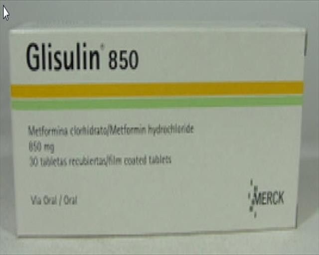 GLISULIN 850MG TABLETAS X 30