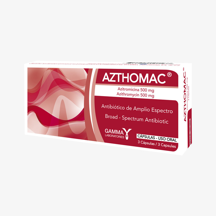 AZTHOMAC 500 MG X 5 CAPSULAS