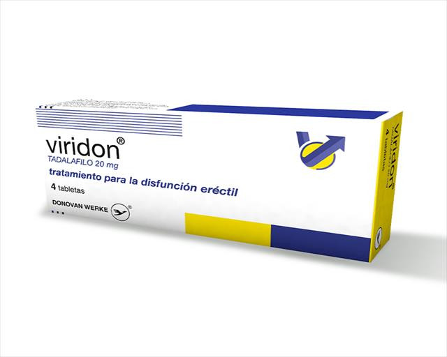 VIRIDON 20MG X 4 TABLETAS