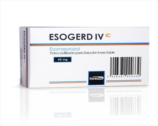 ESOGERD IV IC SOL INYECTABLE 40MG X 1