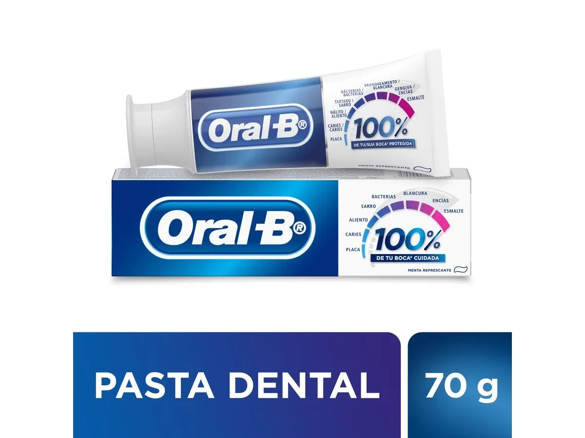 PASTA DENTAL ORAL-B 100% X 70G