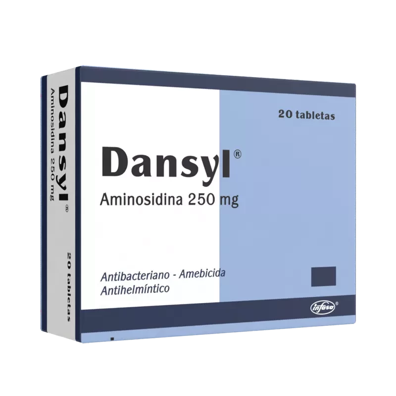 DANSYL 250 MG X 20 TABLETAS