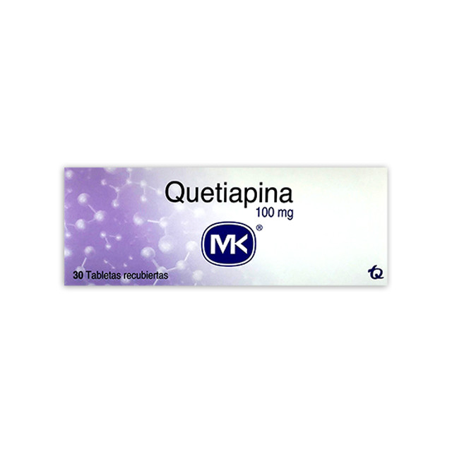 QUETIAPINA MK 100MG X 30 TABLETAS