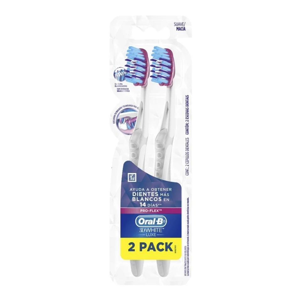 CEPILLO ORAL-B 3D WHITE PRO-FLEX X 2