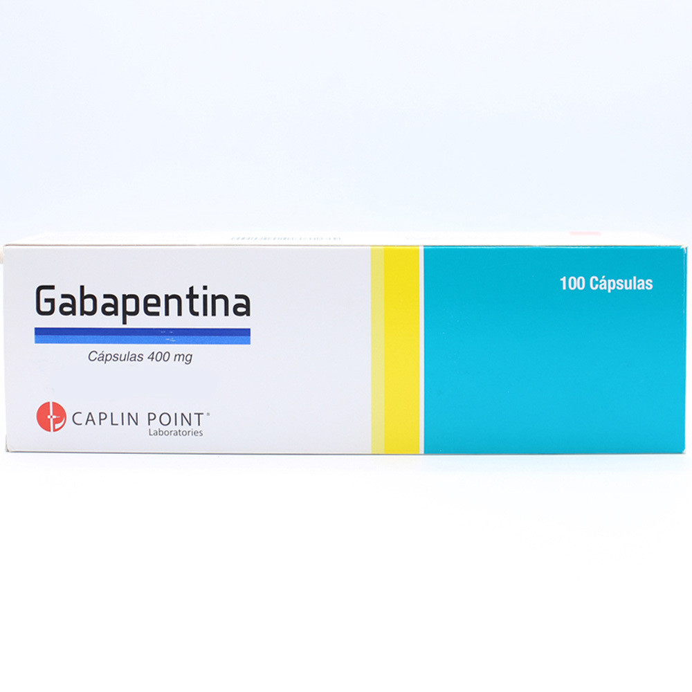 GABAPENTINA CAPLIN 400 MG X 100 CAPSULAS