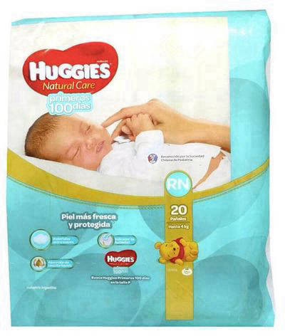 HUGGIES RECIEN NACIDO PRIMEROS 100 DIAS X 38